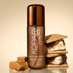 Kopari x Shelby Ann Brown Sugar Cream Hair & Body Mist bottle with paraben-free and derm-tested claims