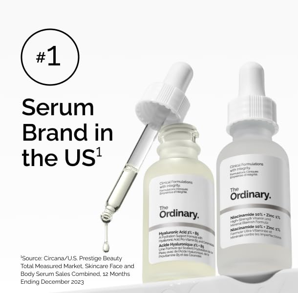The Ordinary Lactic Acid 5% Plus HA Mild Superficial Peeling Formulation 1 fl oz