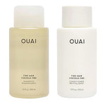 OUAI Fine Hair Shampoo and Conditioner Set 10oz each white bottles