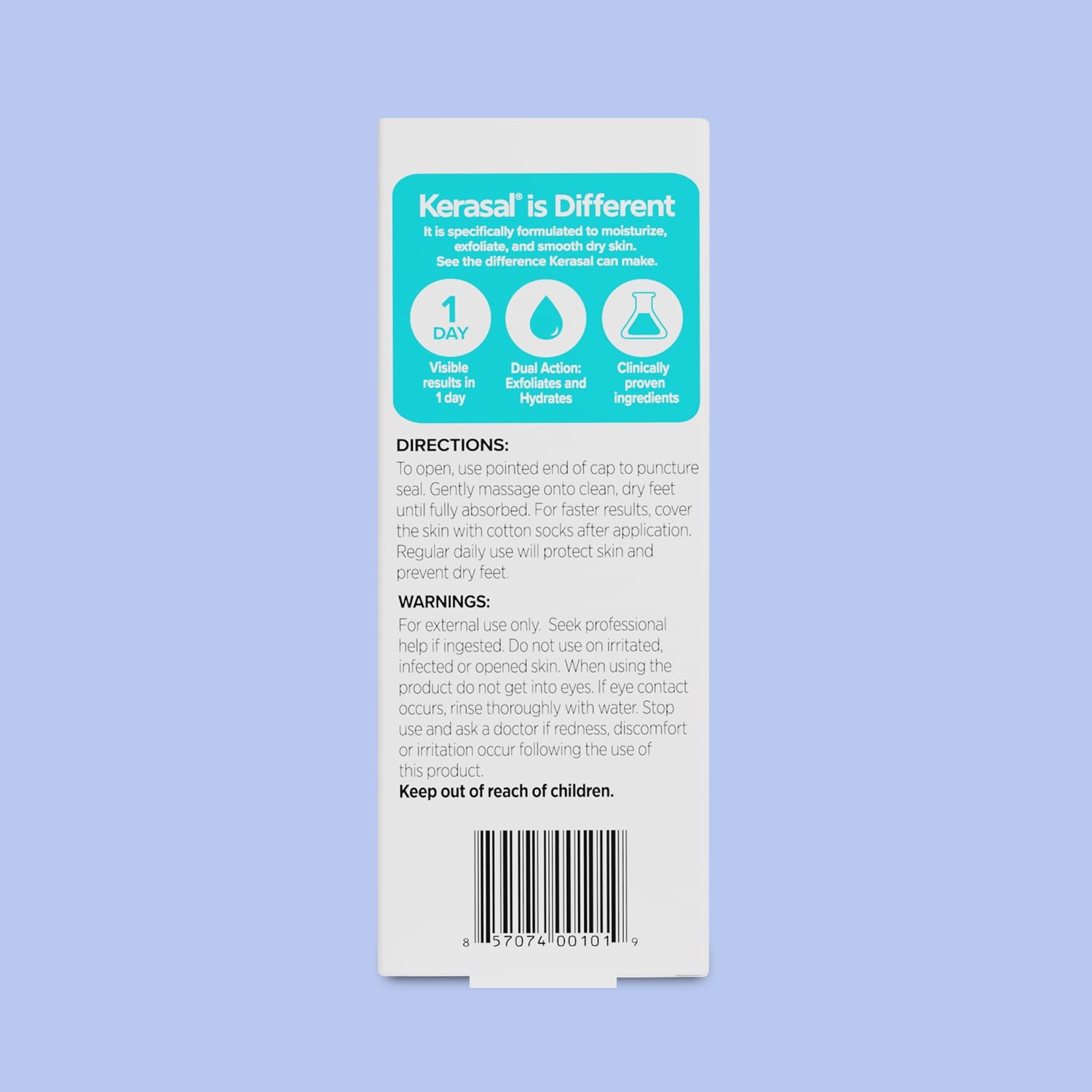 Kerasal Intensive Foot Repair Ointment Cracked Heels & Dry Feet 1 oz