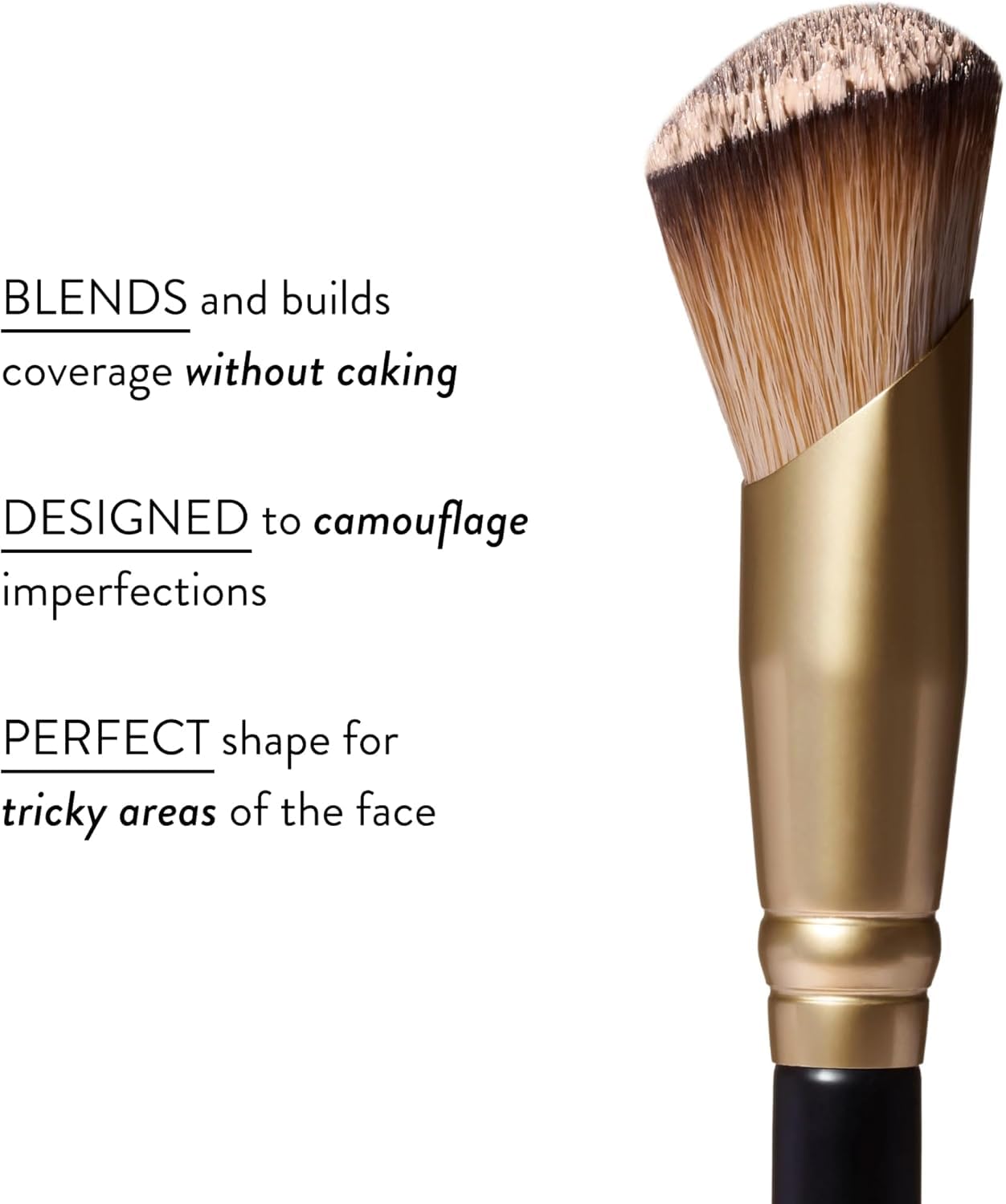 Laura Geller Angled Precision Concealer Brush Flawless Coverage & Blending
