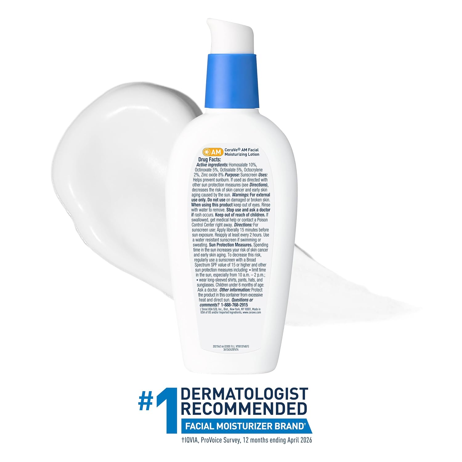 CeraVe AM Facial Moisturizing Lotion SPF 30 3 oz
