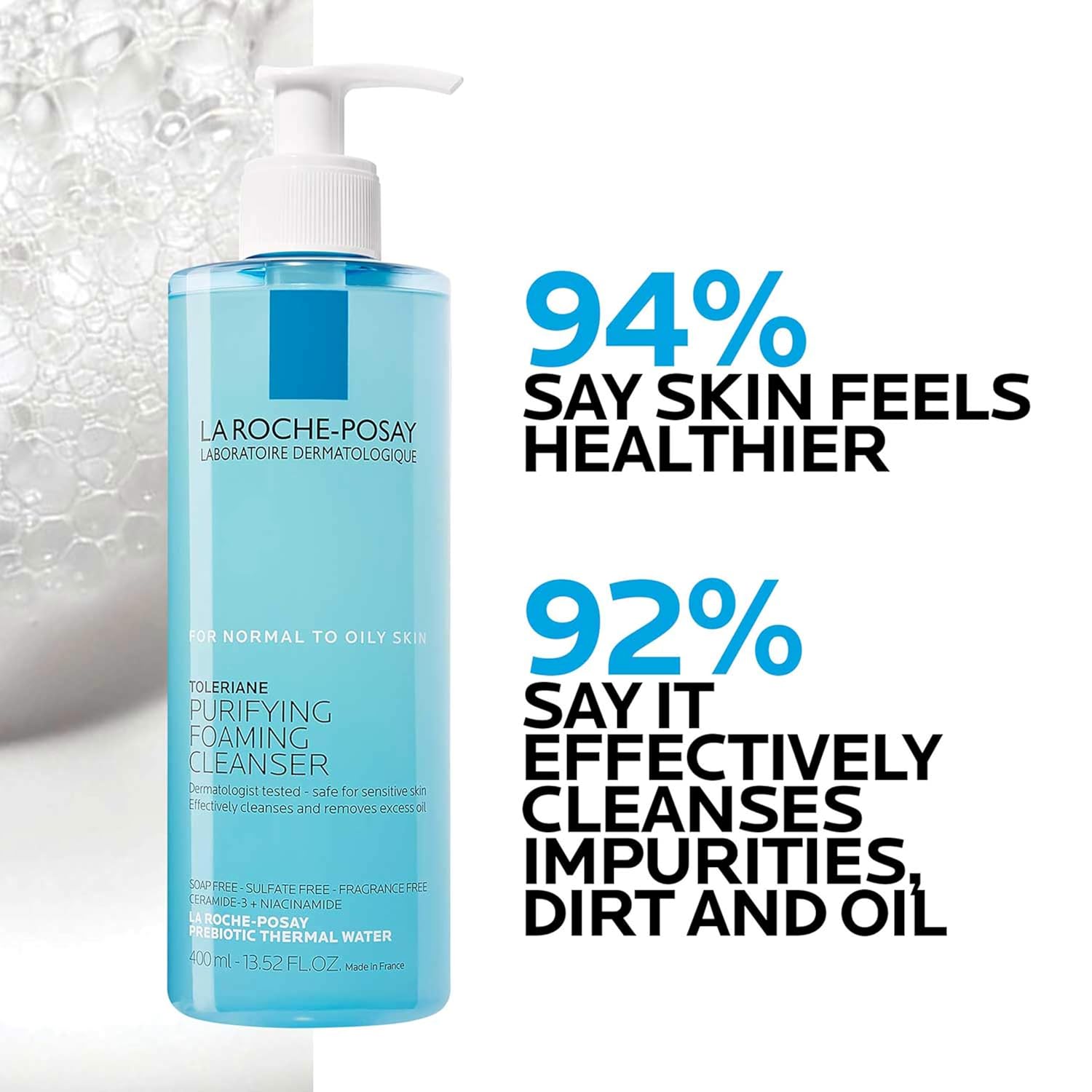La Roche Posay Toleriane Purifying Foaming Facial Cleanser 13.52oz