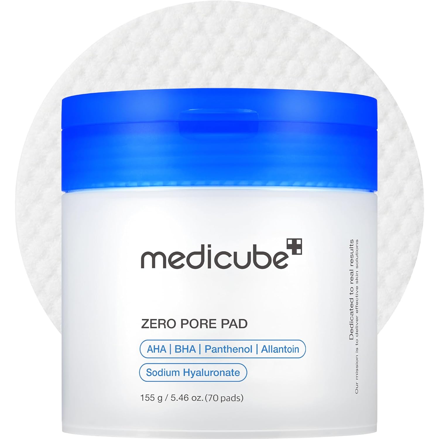 Medicube Zero Pore Pad 2.0 Exfoliating Toner Pads with AHA & BHA, 70 Pads