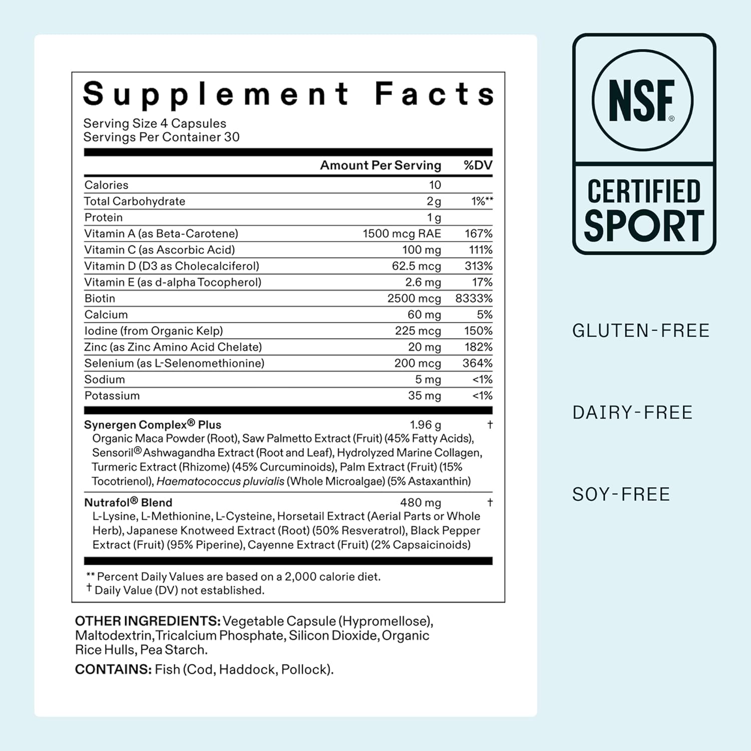 Nutrafol Women's Balance Hair Growth Supplement for Women 45+