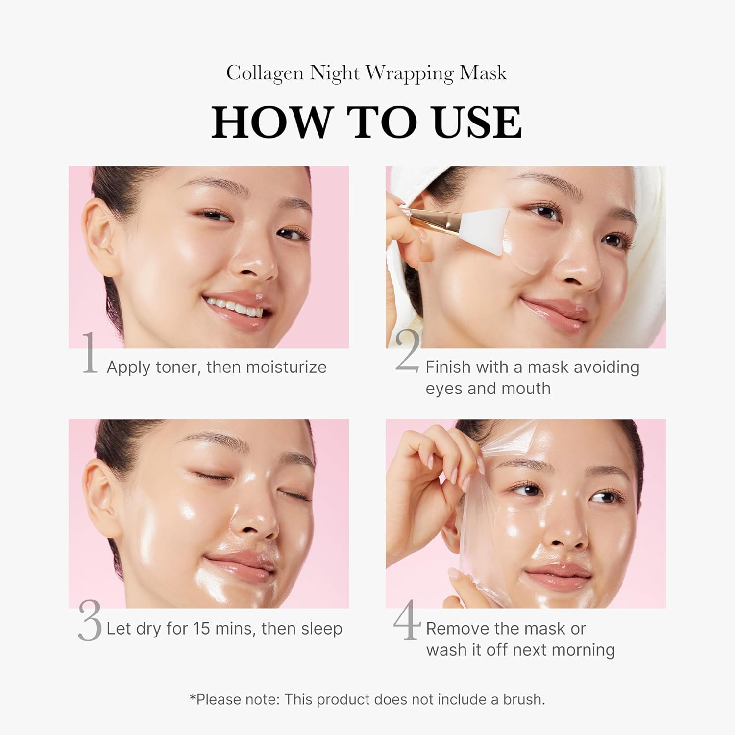 Medicube Wrapping Mask Collagen Overnight Peel Off Facial Mask, 2.53oz