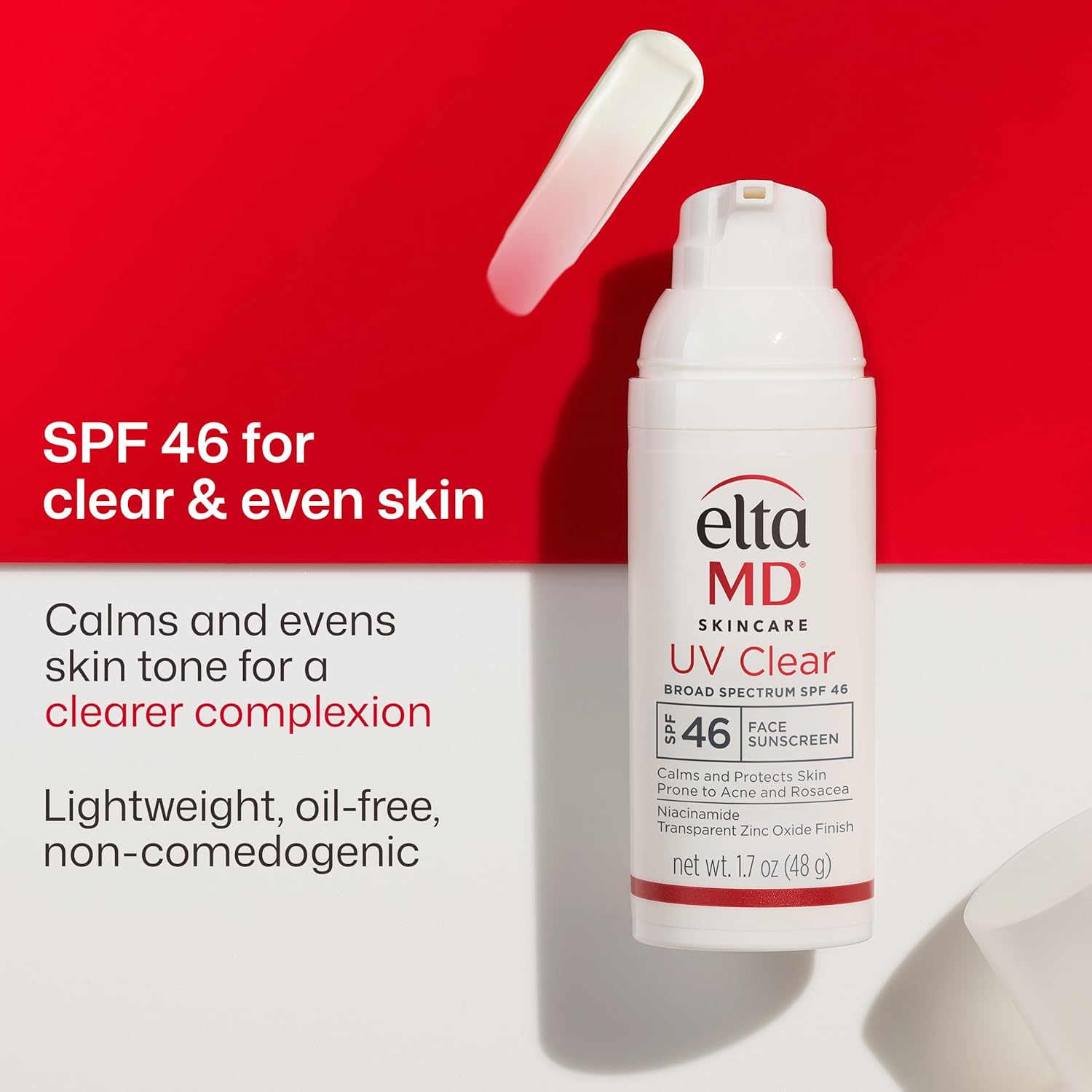 EltaMD UV Clear Face Sunscreen SPF 46Oil-Free 1.7 oz