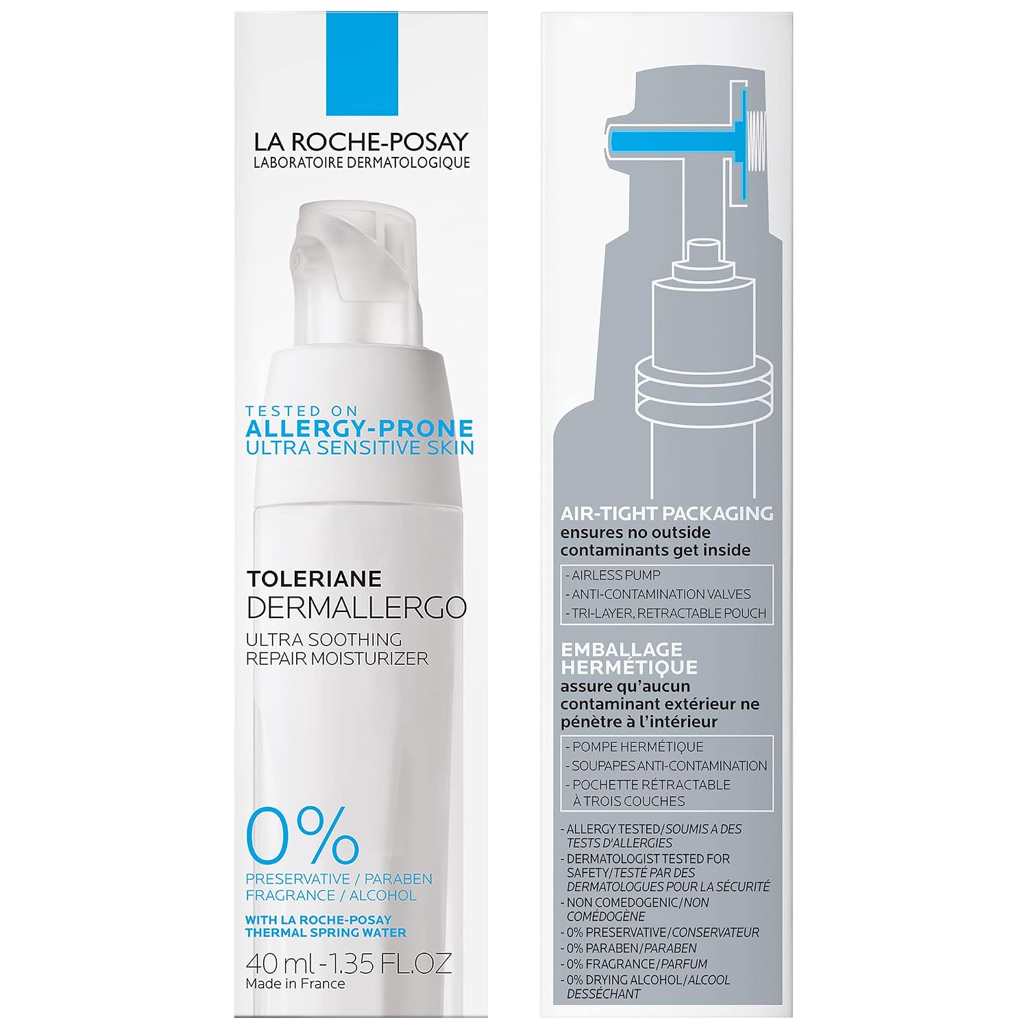 La Roche-Posay Toleriane Dermallergo Ultra Soothing Repair Face Moisturizer