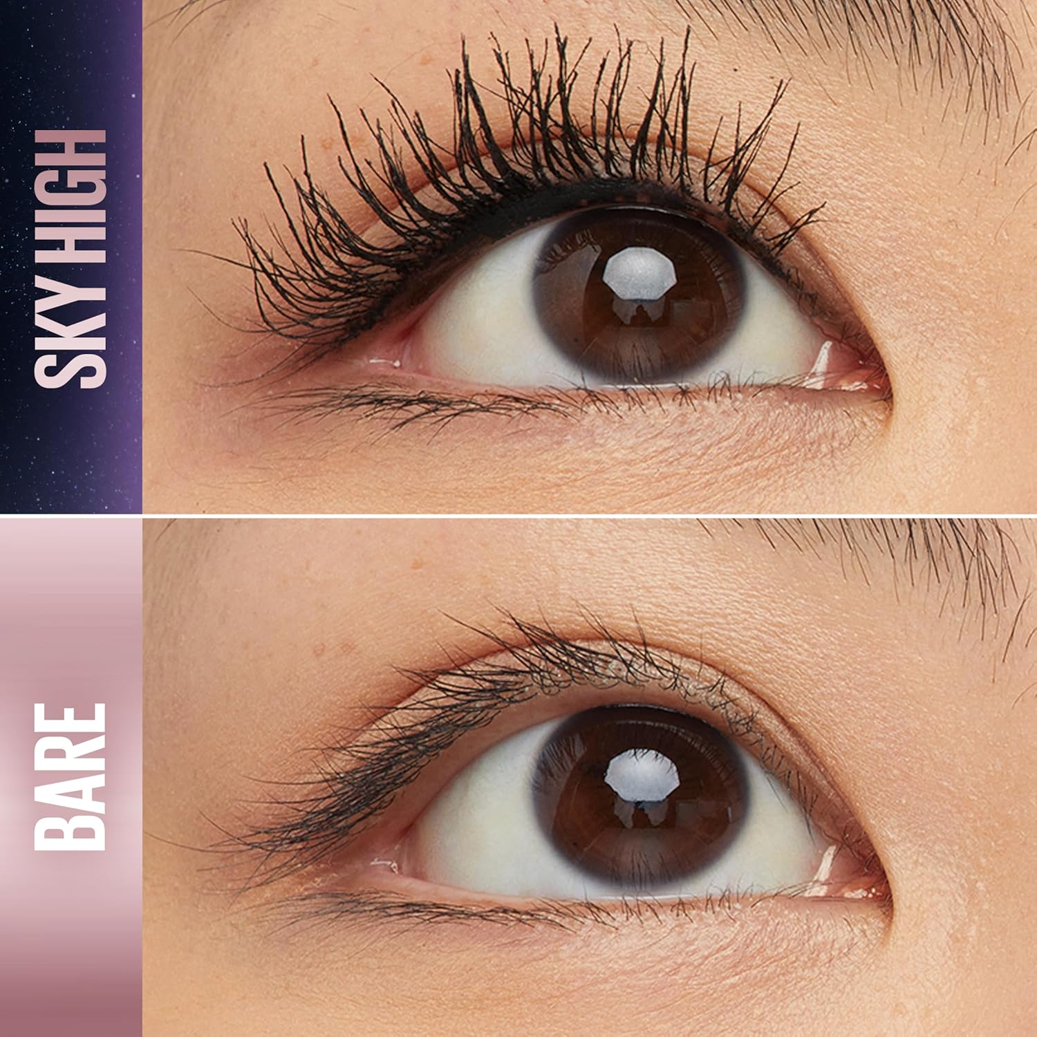 Maybelline Lash Sensational Sky High Washable Mascara – Blackest Black, 1 Count