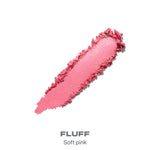 Morphe Cloudlight Blush Fluff soft pink swatch