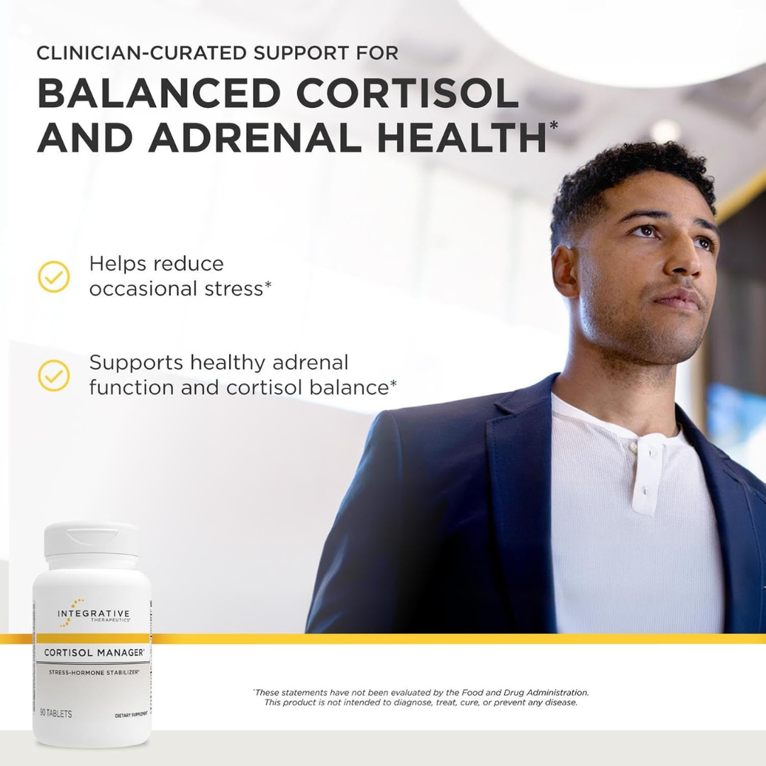 Integrative Therapeutics Cortisol Manager – 90 Tablets | Sleep Support & Stress Relief Supplement