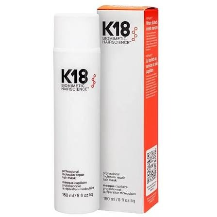 K18 Professional Molecular Repair Hair Mask 150ml - Biomimetic Hairscience