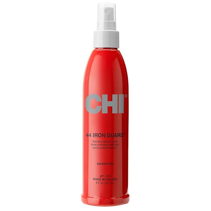 CHI 44 Iron Guard Thermal Protection Spray 8 Fl Oz - Heat Shield for Hair