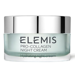 ELEMIS Pro-Collagen Night Cream Hydrating Anti-Aging Night Cream in signature teal jar with silver lid